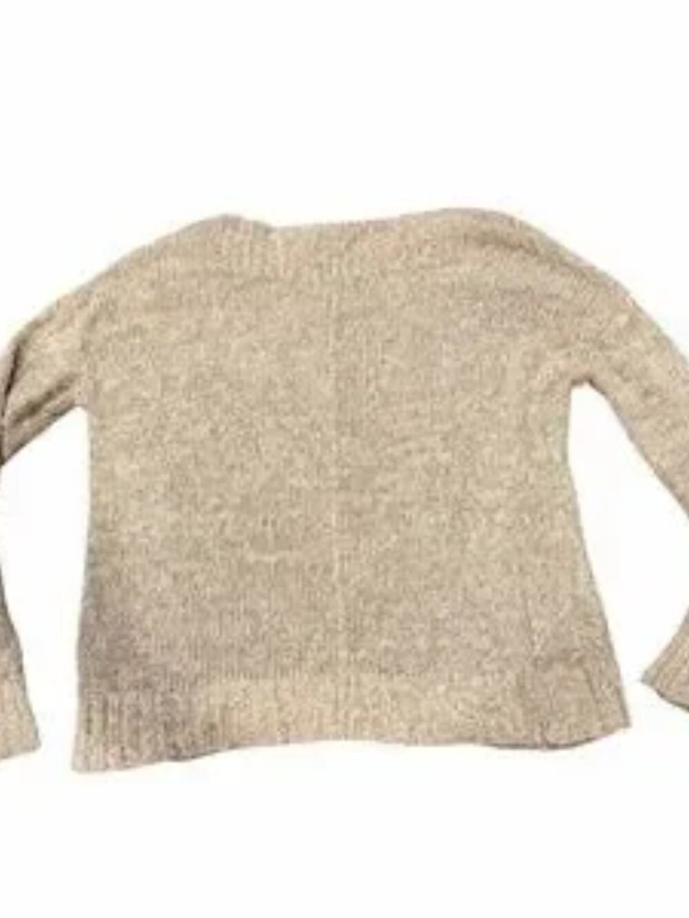 Light Brown Wide Neck Sweater - Picture 3 of 3